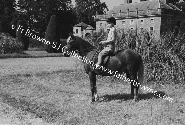 AT CASTLETOWN CHILDREN RIDING HON PATRICK CAREW